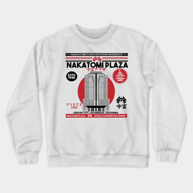 Nakatomi Plaza Crewneck Sweatshirt by carloj1956